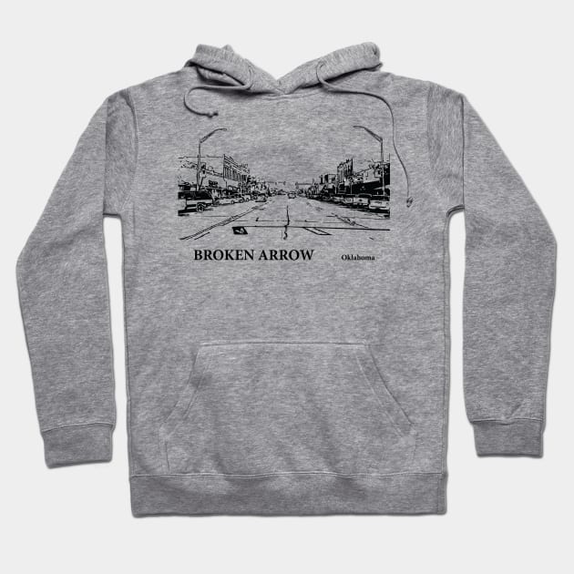 Broken Arrow Oklahoma Hoodie by Lakeric